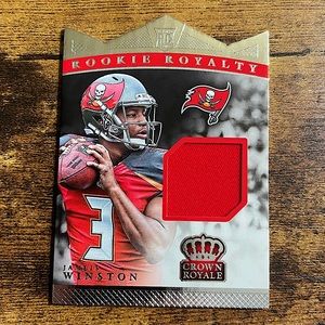 2015 Panini Crown Royale Rookie Royalty Die Cut Jameis Winston Jersey #RRM-JW